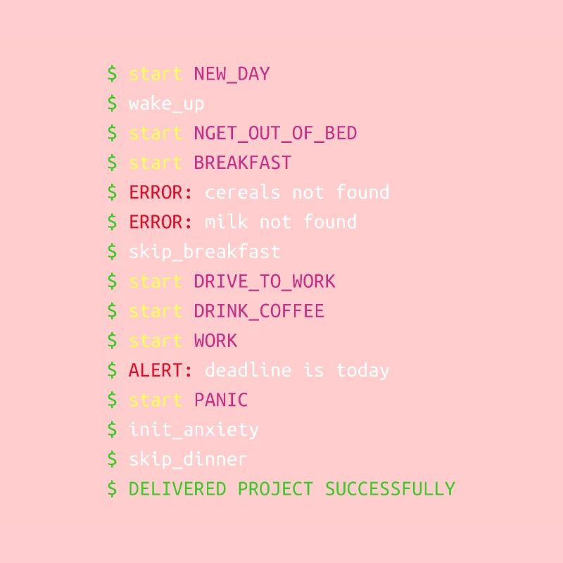 Tag im Leben eines Programmierers Coding Geek Geschenk