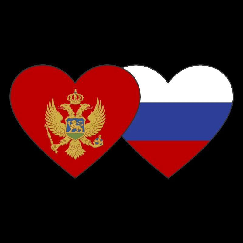 Monténégro Drapeau de la Russie