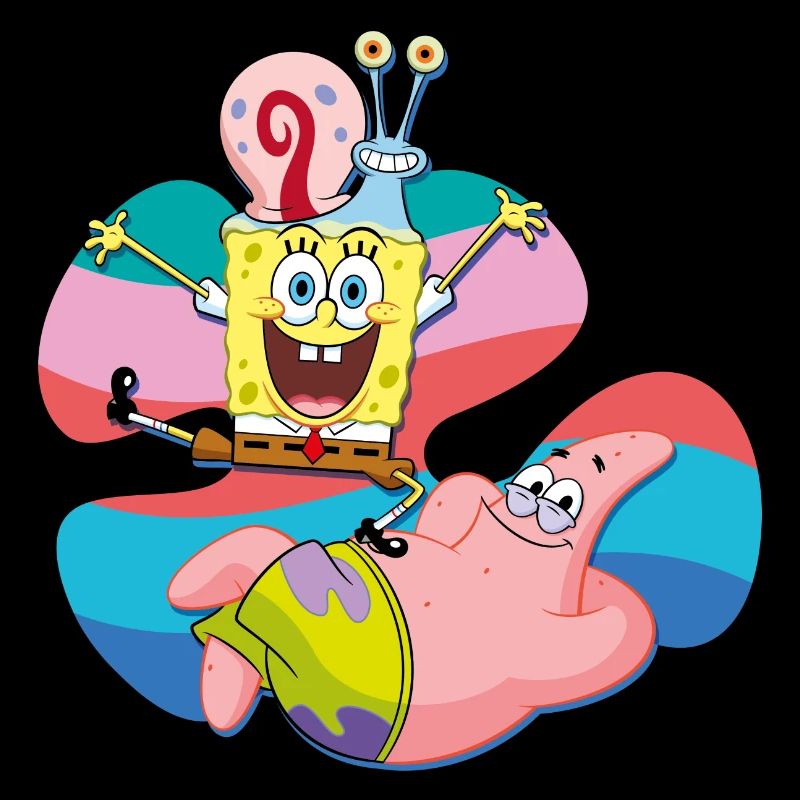 Bob l'Éponge Spongebob Patrick Gary l'Escargot