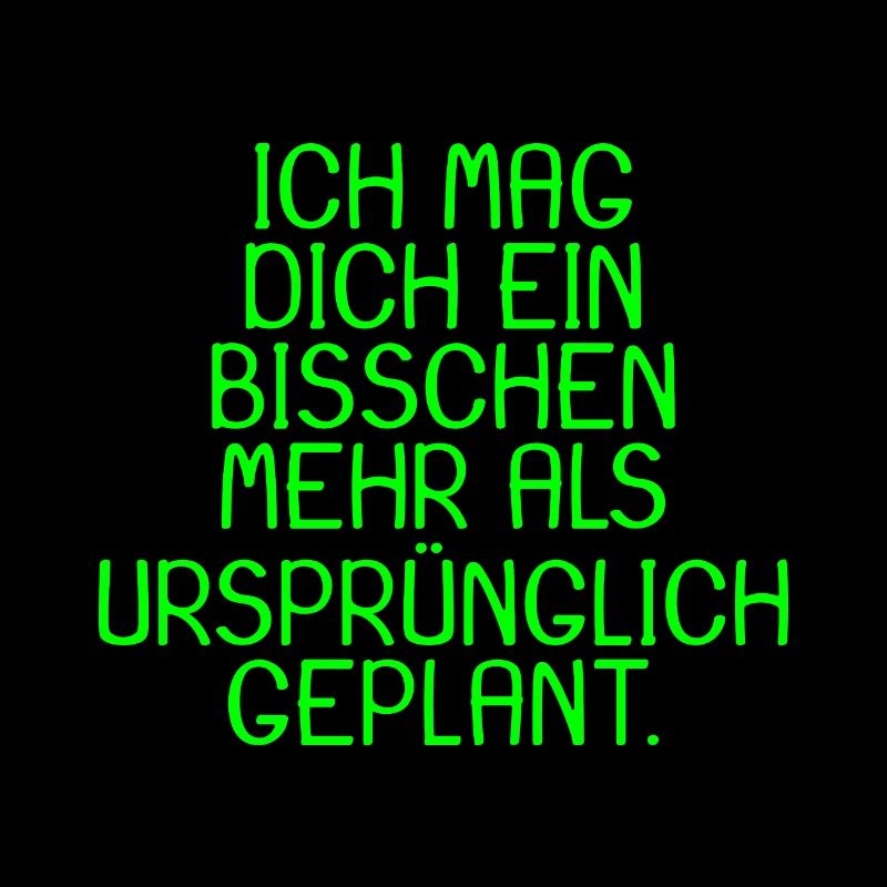 Spruch Ich mag dich ein bisschen mehr Geschenk