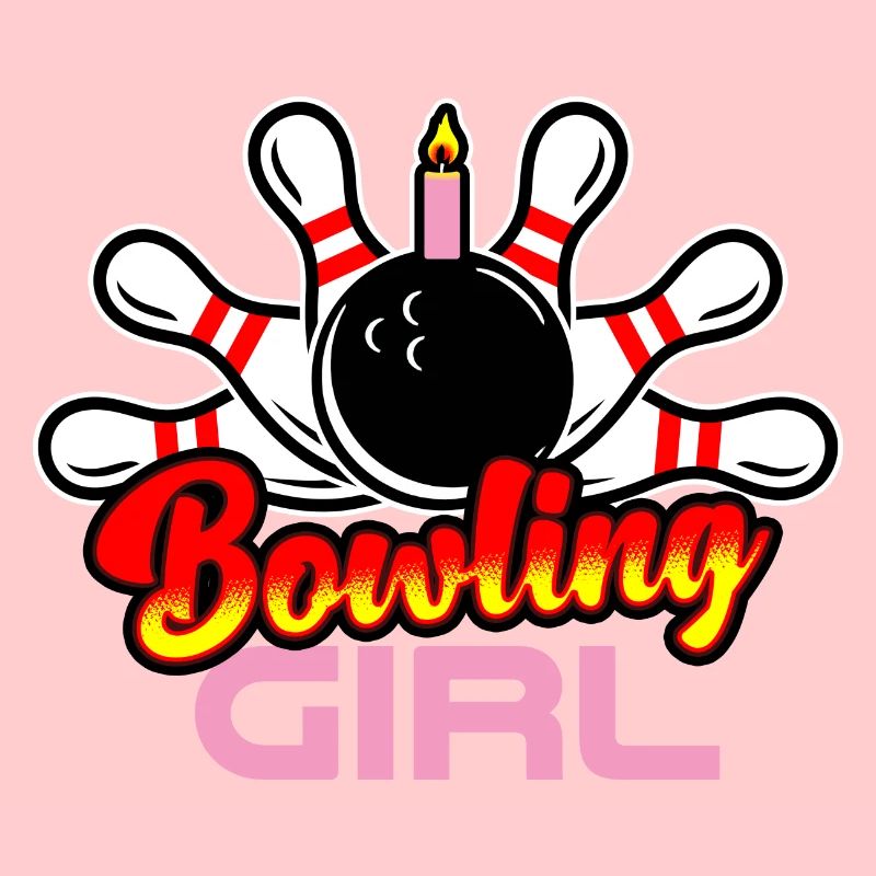 Bowling Mädchen Geburtstagsfeier