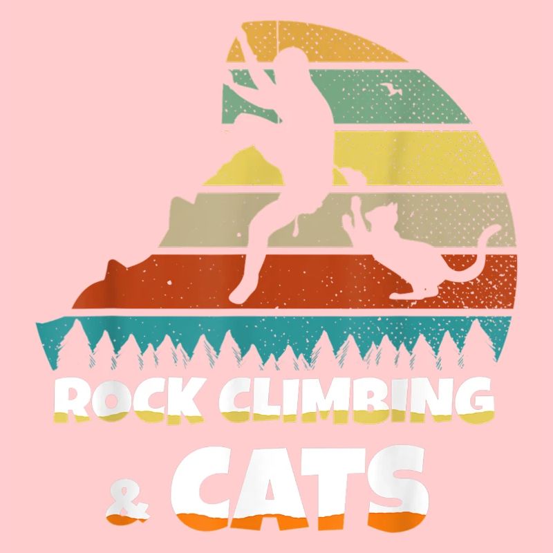 Rock Climbing Cat Grimage Chat Cadeau Hobby