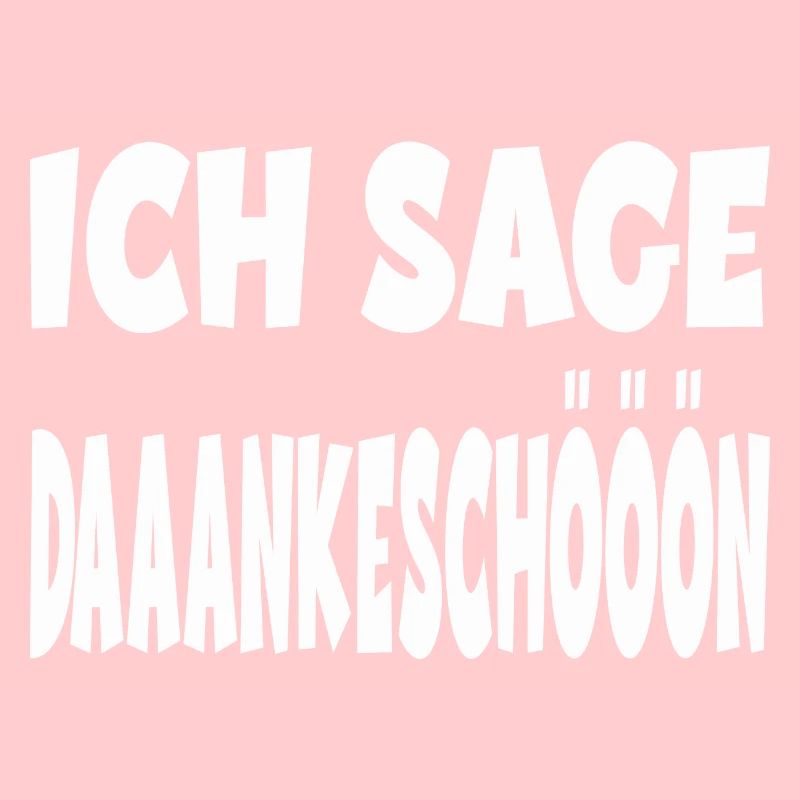 Ich sage Dankeschön für einen Kollege oder