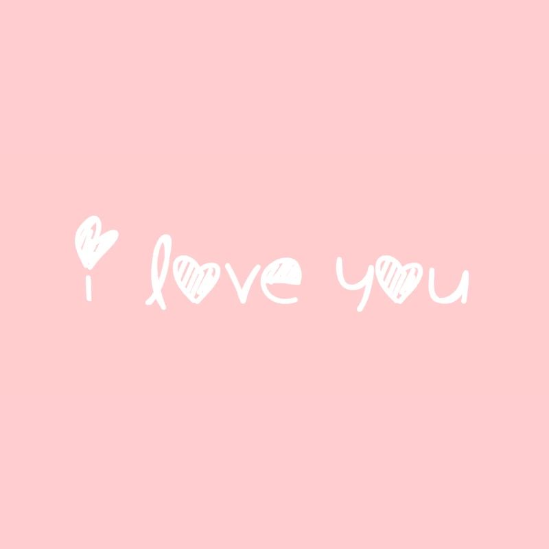 i love you white