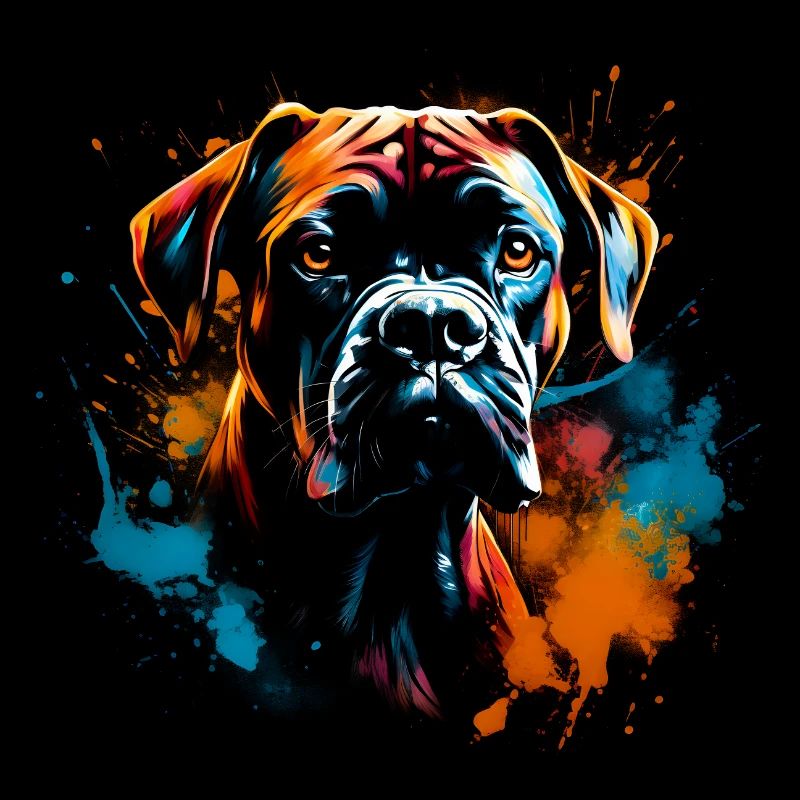 Boxer Bunte Farben