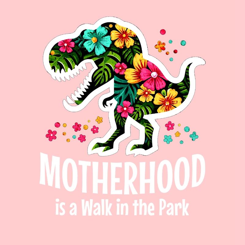 Muttersein ist ein Spaziergang im Park