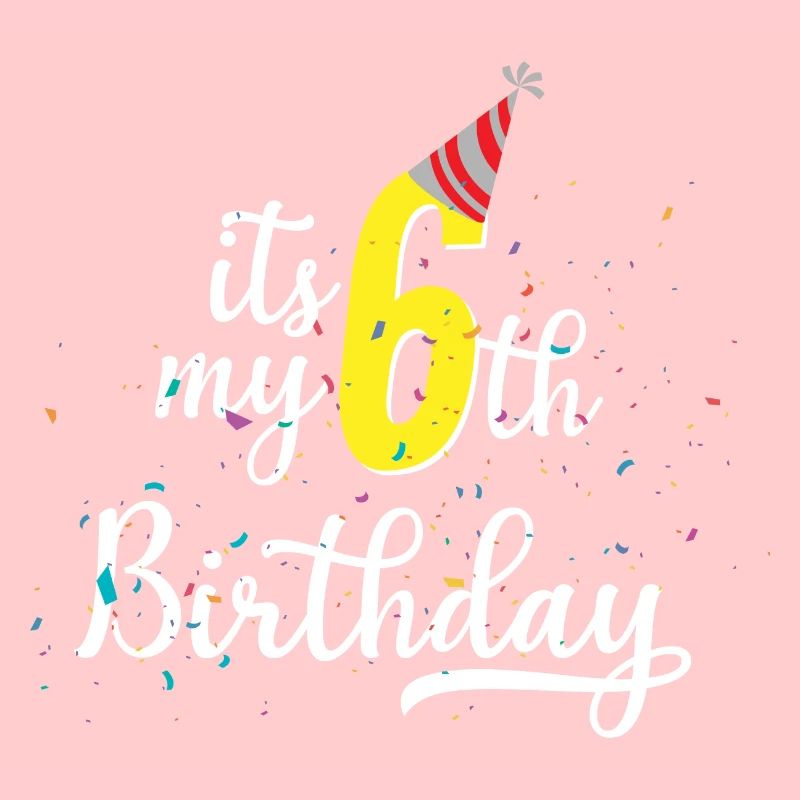 6 Sechs Jahre Geburtstag Geschenk