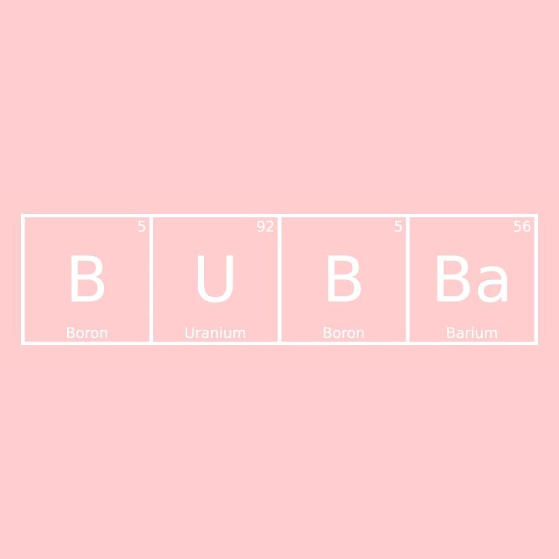 Bubba Nom Prénom Chimie Éléments du tableau périodique