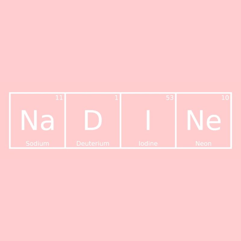 Nadine Surname First Name Chemistry Periodic Table Elements