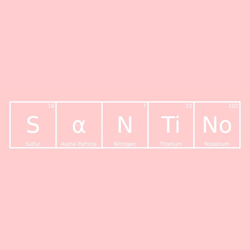 Santino Surname First Name Chemistry Periodic Table Element