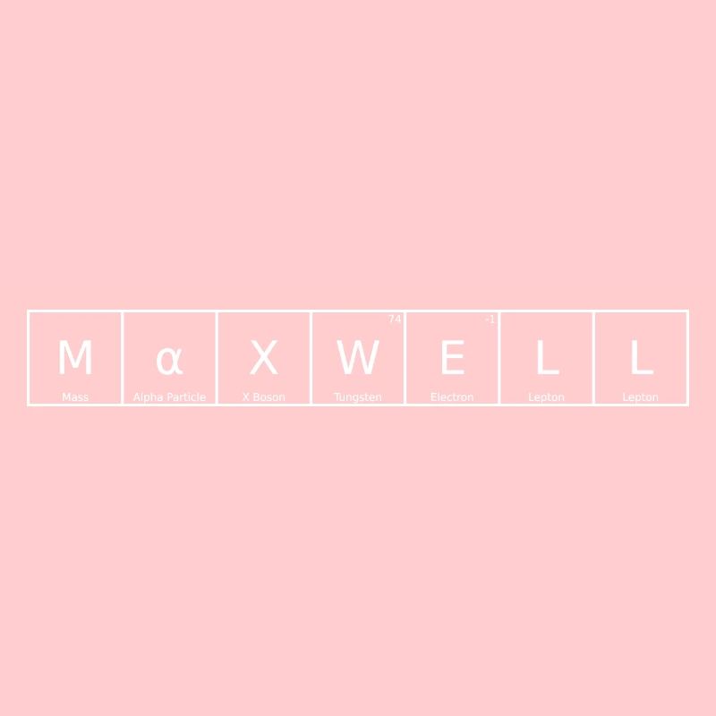 Maxwell Name Vorname Chemie Periodensystem Element