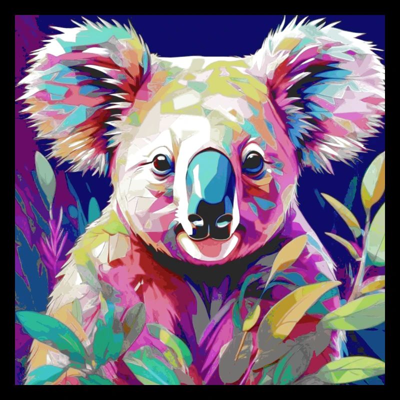 Koala, koala ours, illustration, coloré