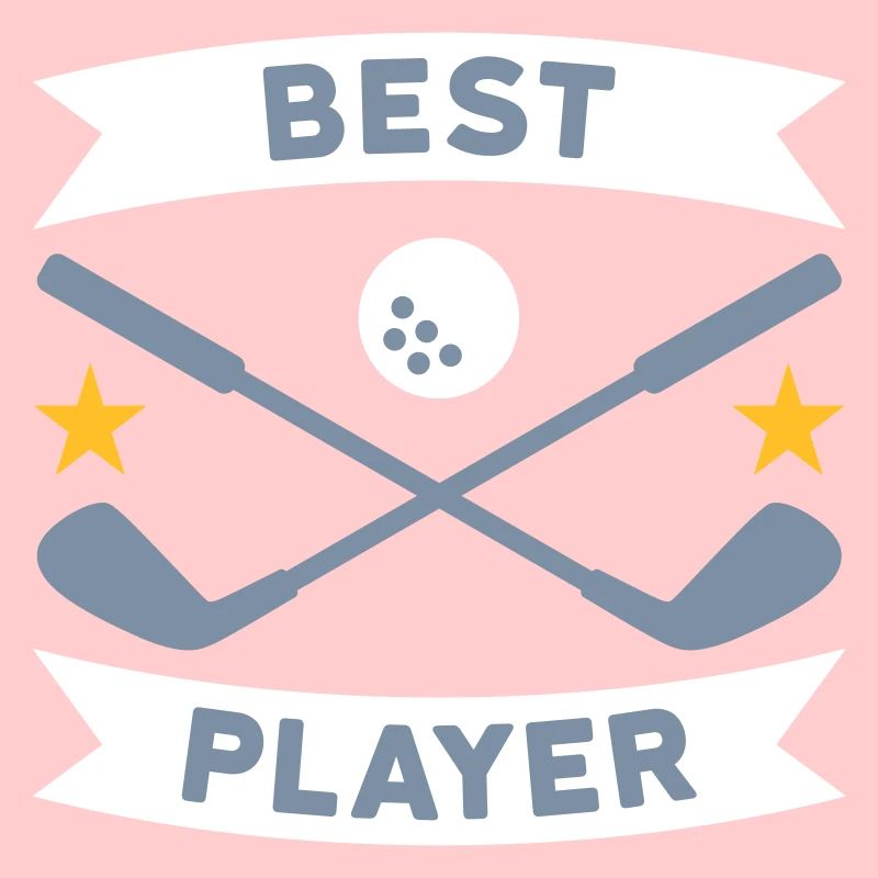 Best golf player (Banner, Sterne, Golfschläger)