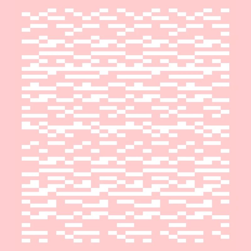 Glitch Grid Monochrome Pattern