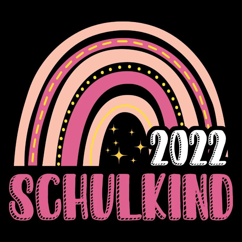 Schulkind 2022 Regenbogen