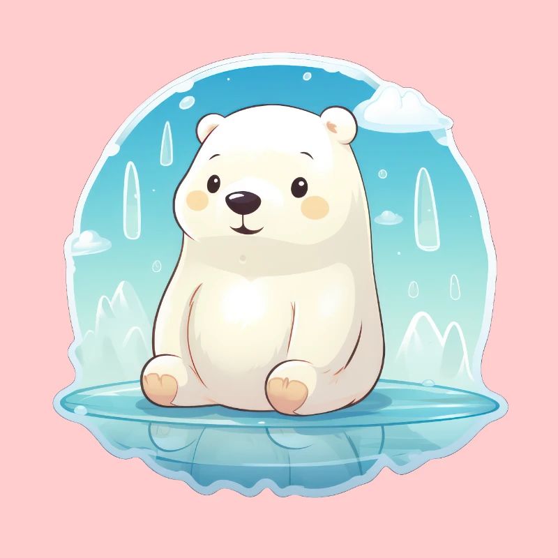 süßer kleiner Eisbär