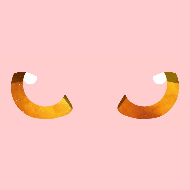 Yeux de chat orange