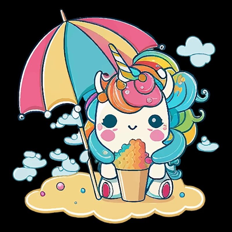 Licorne de crème glacée - La tentation la plus douce