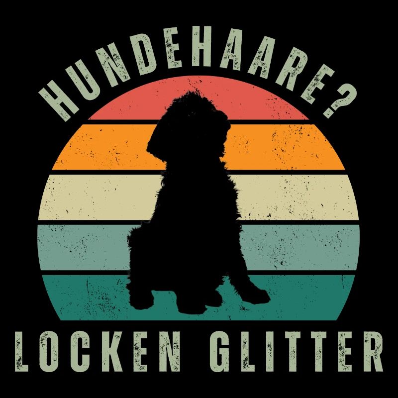 Locken Glitter Retro Sunset