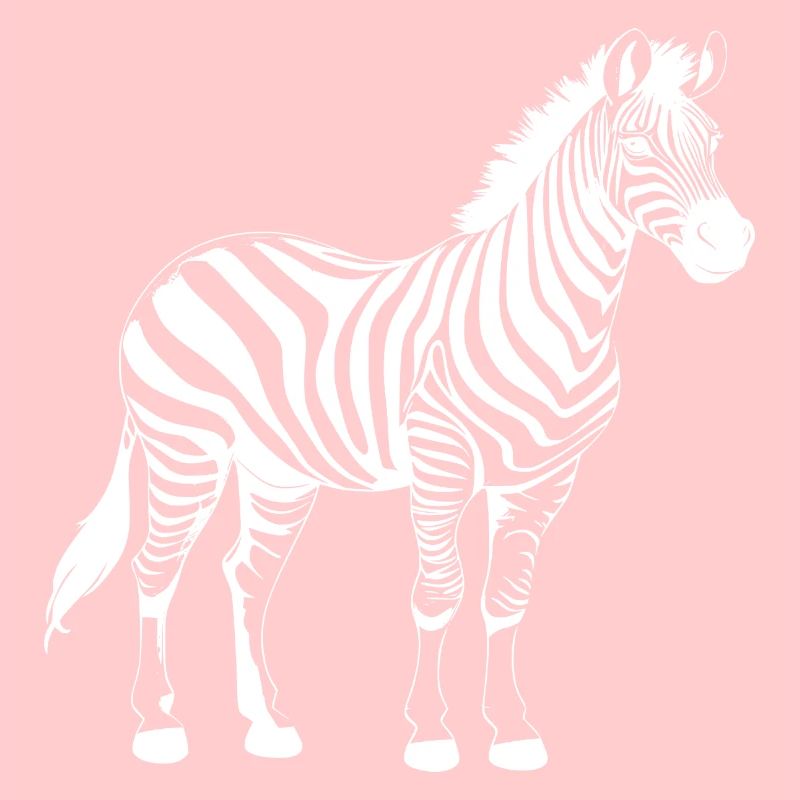 Zebra weiß