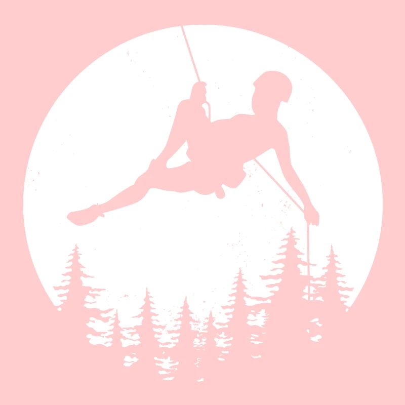 Moon climber climbing rappel gift mountains