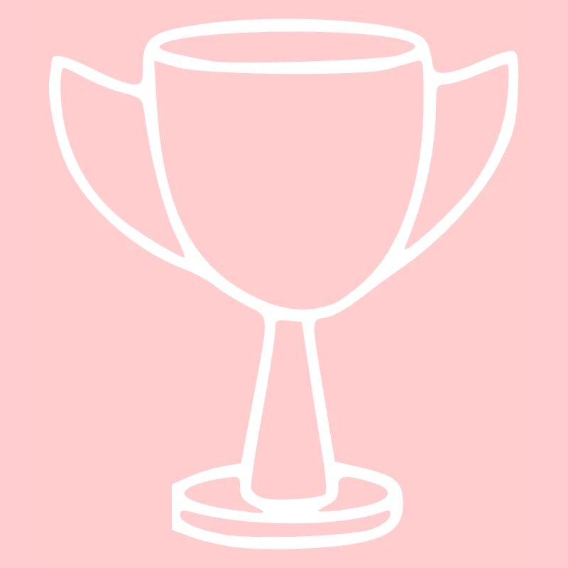 Cup Drawing Win Sketch White