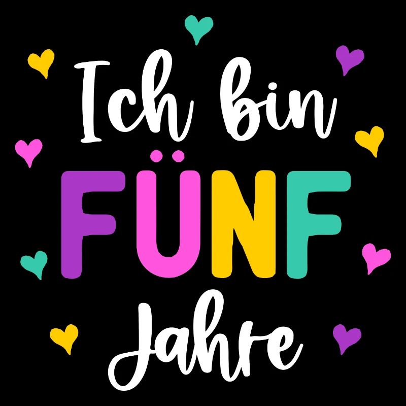 Ich bin 5 Jahre I 5. Geburtstag Geschenk