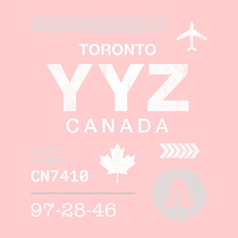 Étiquette de l’aéroport de Toronto