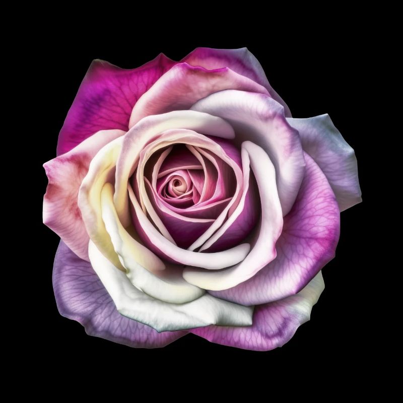 Blumen Rose Bunt Lila Muttertag Valentinstag