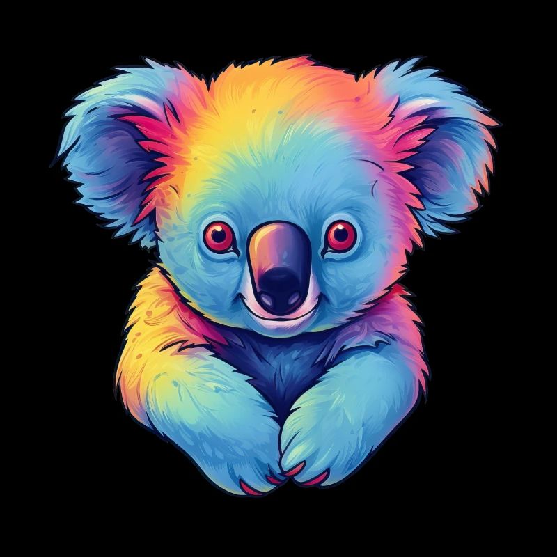 Mignon Koala coloré animal coloré Australie
