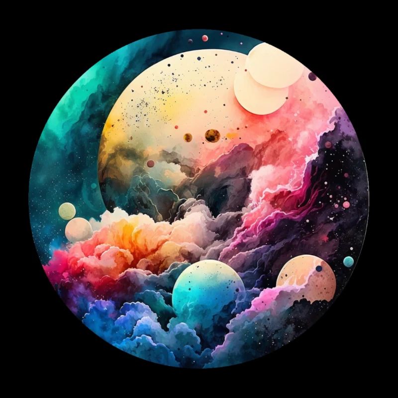 Wasserfarben Universum