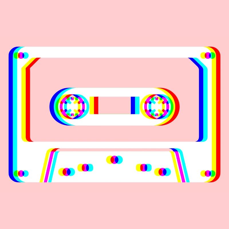Cassette Glitch – Bande Rétro