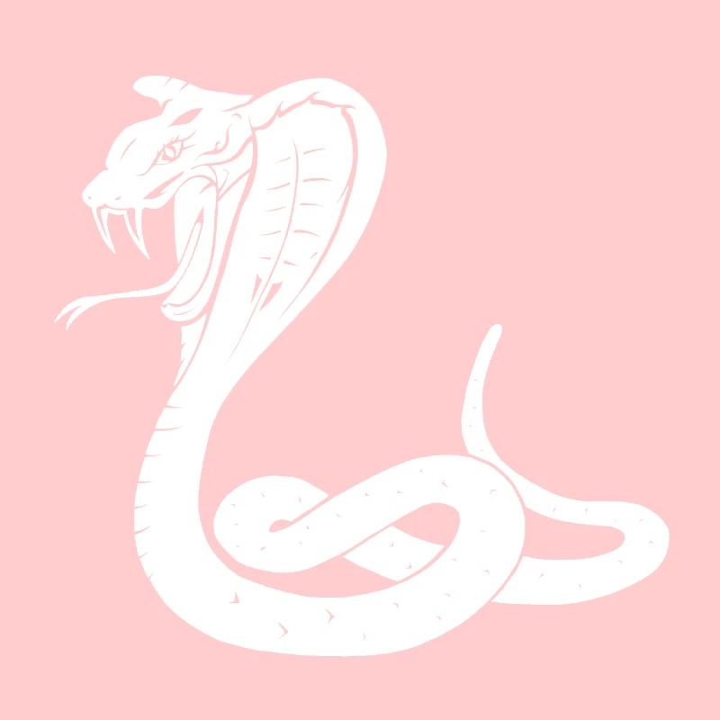 white cobra snake