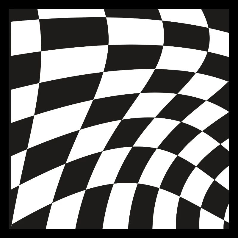 Optical illusion pattern shapes geometry gift