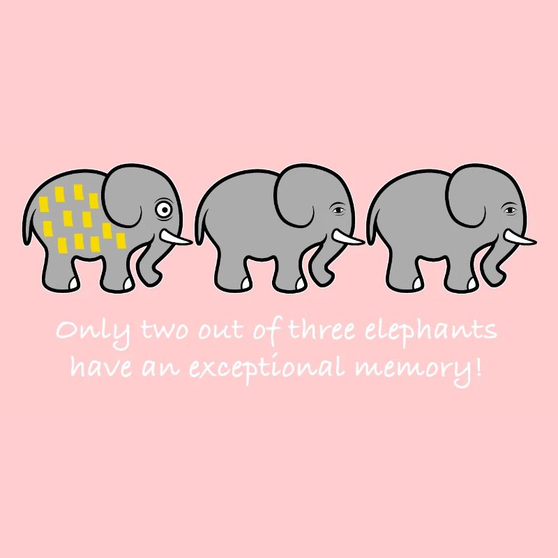 Elefant Gedächnis Spruch lustig