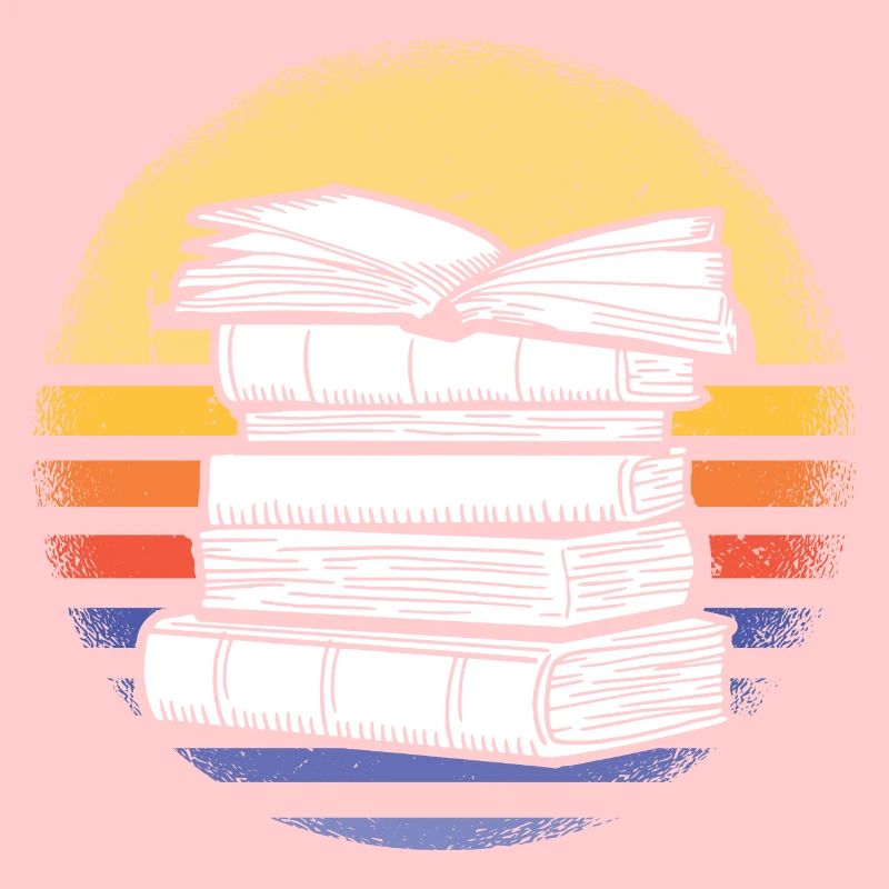 Reader Retro Sunset Reading