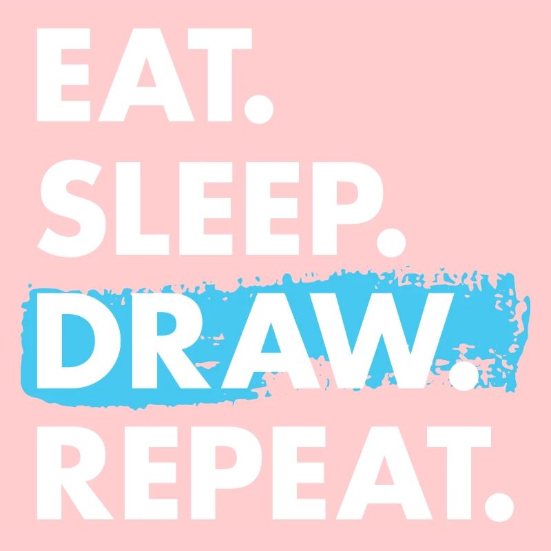 Drawer Eat Sleep Drawing