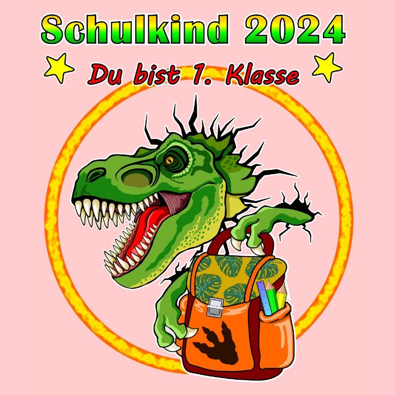 Schulkind Einschulung 2024 TRex