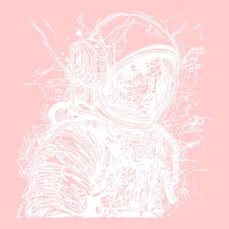 Astronaute vintager avec casque