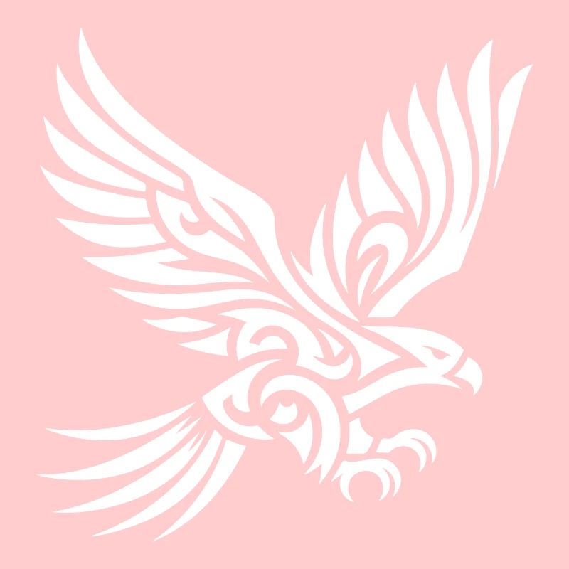 Elegant beautiful eagle on huge wings