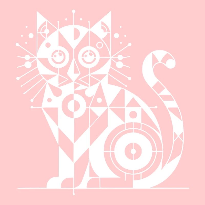 Conception géométrique de lignes de chat