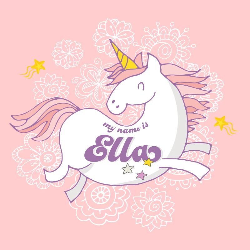 First name Ella unicorn gift