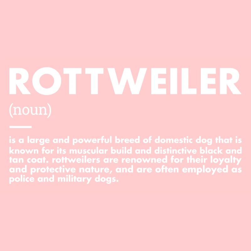 Définition de Rottweiler