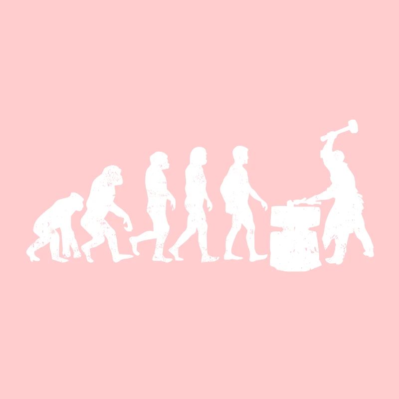 Schmied evolution geschenk schmiedekunst hammer