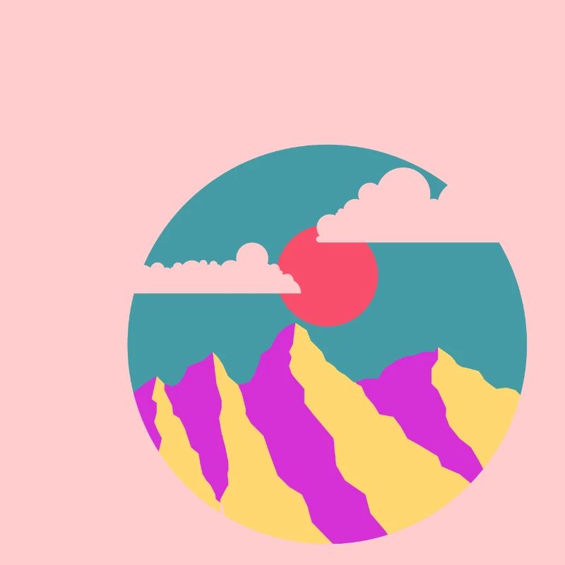 mountain illustration