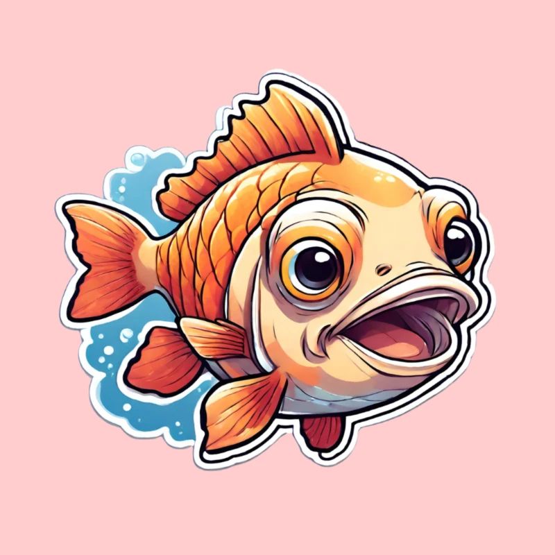 Astonished goldfish