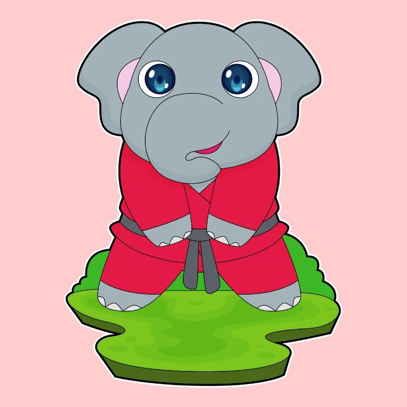 Elefant Kampfkunst Karate