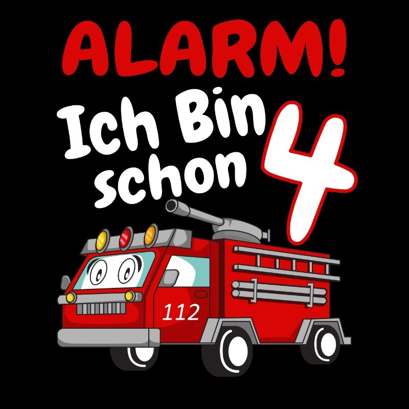 Feuerwehr Ich Bin 4 Geburtstag Kindergeburtstag