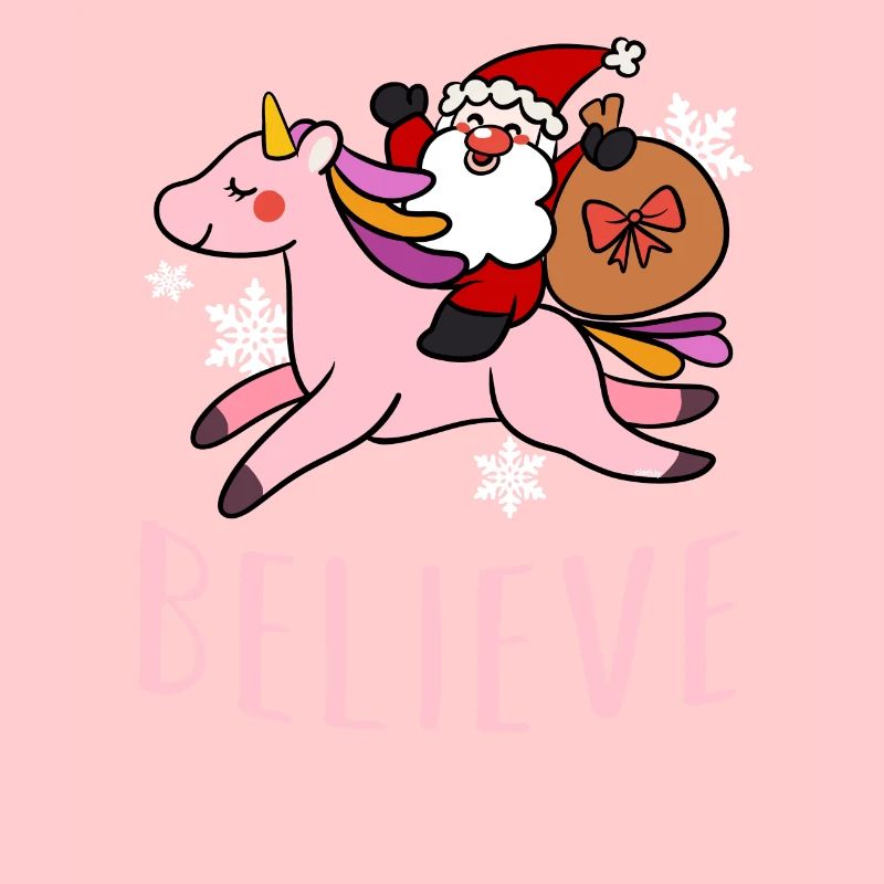 Einhorn Weihnachtsmann Einhörner
