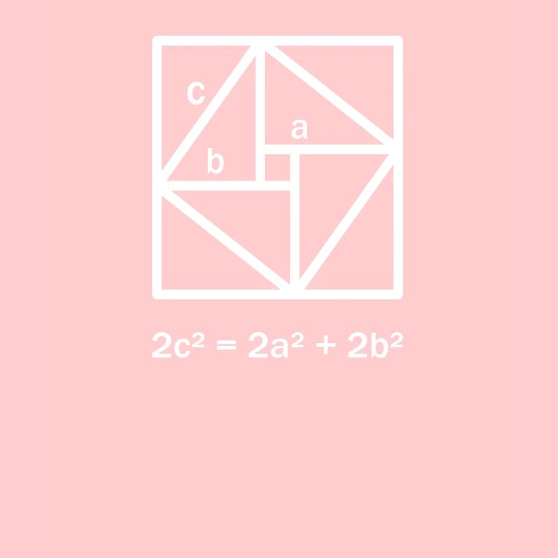 Cadeau de théorème de Pythagore pour nerd de professeur de mathématiques